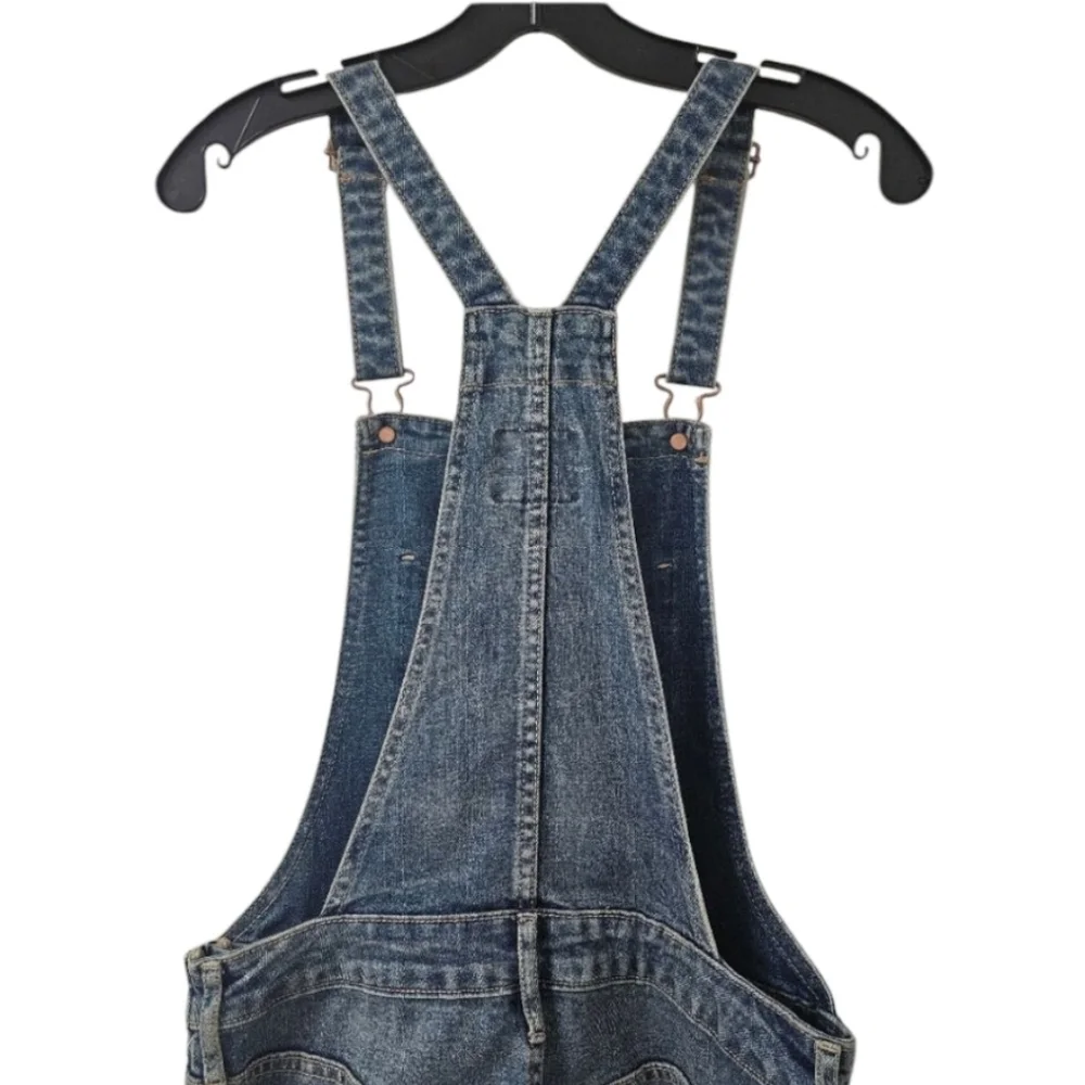 6  OLD NAVY BLUE DENIM OVERALLS WOMEN'S SIZE O - Picture 5 of 10